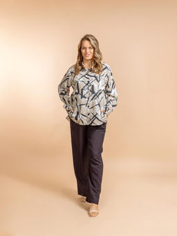 Брючный костюм (вискоза,лен) №25-609-1 (Лето-2025) - Ганг фото 2