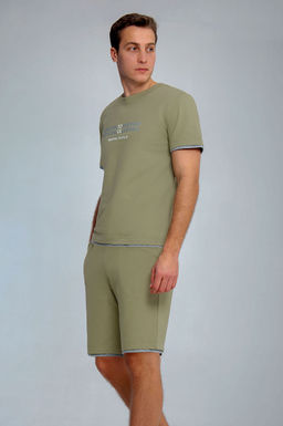 Арт. 63609 Комплект с шортами мужской 48-56 (5 шт) Цвет:полынь