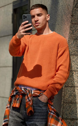 Джемпер P321-15612 orange - Primm фото 3