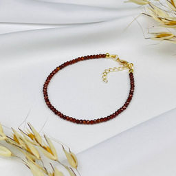 Браслет из Граната Спессартин - Радуга самоцветов фото 2