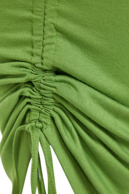 Plaj Giyim Kahverengi Orme Buzgulu Tek Omuz Bluz-Etek Tak?m TBESS22AU0224 - Trendyolmilla фото 15