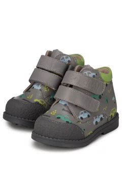 BO-208(70) Ботинки цвет серые машинки - Bottilini фото 3