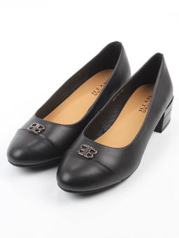 06-M47-4 BLACK Туфли женские (натуральная кожа)