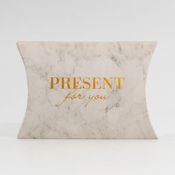 Цена за 5 шт. Коробка складная фигурная Мрамор, 11 8 2 см - Дарите счастье фото 2