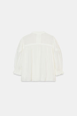 ZW COLLECTION ROMANTIC COTTON SHIRT - Zara фото 15