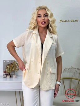 Летний пиджак с коротким рукавом