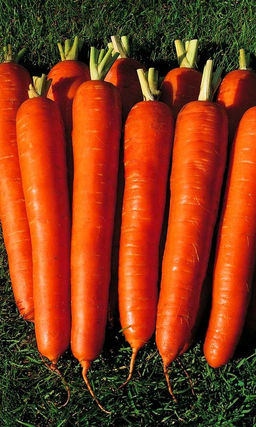 Морковь САХАРНЫЙ ГИГАНТ (ГЕЛЬ ДРАЖЕ) Необычайно сладкая! Крупная! Великолепно хранится всю зиму! Устойчива к гнилям! Не ломается и не трескается!