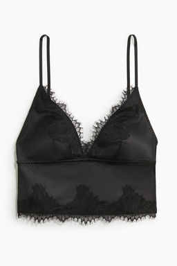 Bralette de saten con relleno