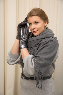 Перчатки из полиэстера с резинкой на запястье