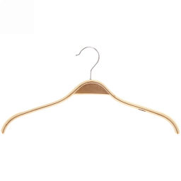 Цена за 5 шт. Плечики деревянные с антискользящим покрытием 42см, светлые