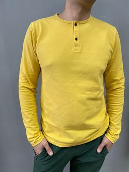 100% ХЛОПОК ПИКЕ Лонгслив мужской