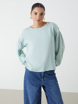 Bisiklet Yaka Kad?n Bluz