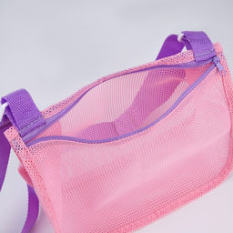 Сумка пляжная, 24*20*10 см, детская, для песочницы, цвет розовый - NAZAMOK KIDS фото 6