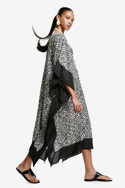 Vestido caftan con cinturon de anudar - H&m фото 3