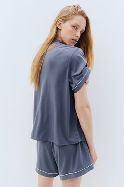 Camisa y pantalon corto de pijama - H&m фото 5