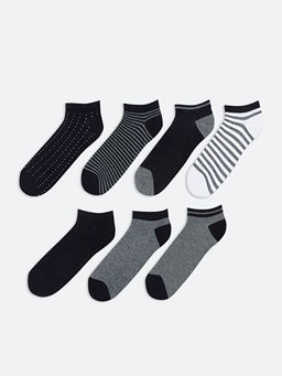 Desenli Erkek Patik ?orap 7li