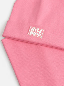 ACOOLA / Набор детский (шапка и шарф) Brento светло-розовый  фото 4