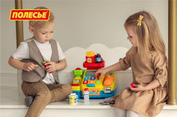 Игрушка развивающая Кассовый аппарат для супермаркета (в коробке) - Полесье фото 7