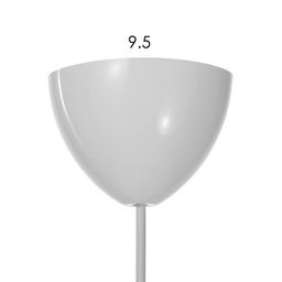 Люстра BayerLux «1342513/1BK», 1хE27 40W, белый/серебро