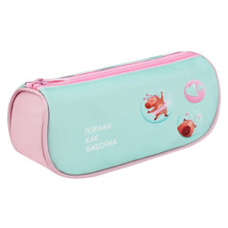 Пенал школьный Феникс+, арт.72216/ 24 КАПИБАРА-МИЛАШКА (без наполнения, 20х9.5х4.5 см, полиэстер, мо