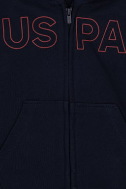 U. S. Polo Assn / Базовый свитшот темно-синего цвета для мальчика - U.s. polo assn фото 6