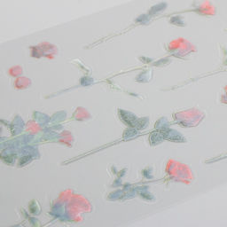 Наклейки пластик Розы набор 6 листов 10х18 см - Simaland фото 5