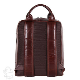 Рюкзак мужской кожаный 7320G brown Fuzhiniao в Новосибирске - S-style фото 4