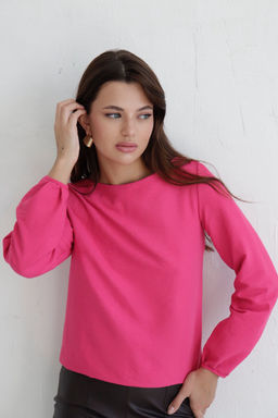 Блуза прямого силуэта с вырезом лодочка - Martichelli фото 29