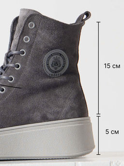 Ботинки 215.ALTAgr. Серый замок/Шерсть