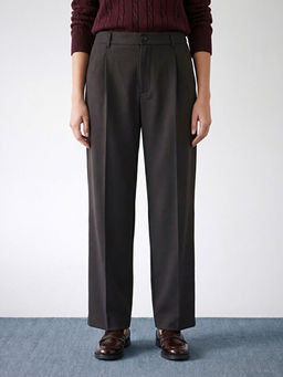 Beli Lastikli Kad?n Pileli Kuma? Pantolon