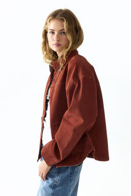 Chaqueta camisera de sarga - H&m фото 4