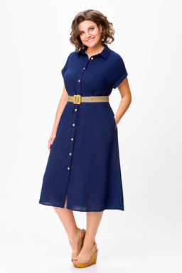 Платье Swallow 747.1 темно-синий фото 3