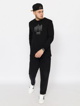 CRB wear/CWSM 60313-22 Джемпер мужской,черный/Ex.Cherubino  фото 4