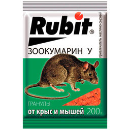 РОСТИ RUBIT Зоокумарин+ (сырные гранулы) 200 гр 43820