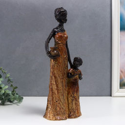 Фигурка полистоун «Мать и дочь. Африка», 35×13 см