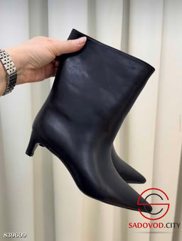 Сапоги женские на маленьком каблуке