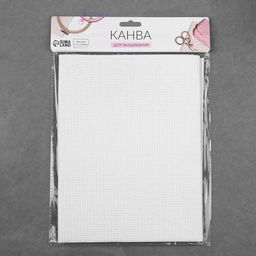 Канва для вышивания №11, 50×50 см, цвет белый