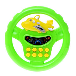 Руль музыкальный Транспорт, световые и звуковые эффекты, работает от батареек, МИКС - Simaland фото 3