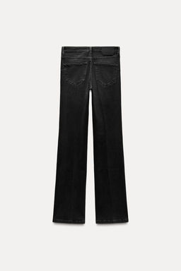 ZW COLLECTION MID-WAIST BOOTCUT CONTOUR JEANS - Zara фото 7