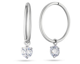 Серьги, куб.циркон., А-21210277/9