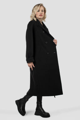 Пальто женское демисезонное (пояс) - El podio фото 3