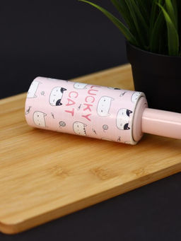 Ролик для чистки одежды "Pink paw of a cute cat", 10 см*60 листов