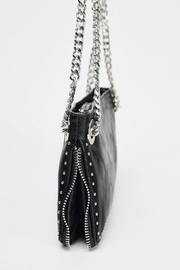 STUDDED ELONGATED BAG - Zara фото 4