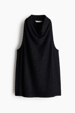 Top efecto arrugado con escote drapeado - H&m фото 3