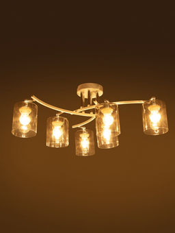 Люстра XA1682/6, 6×60 Вт, E27, белая