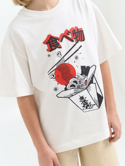 Футболка оверсайз Тофу с принтом 7+ - Bungly фото 8