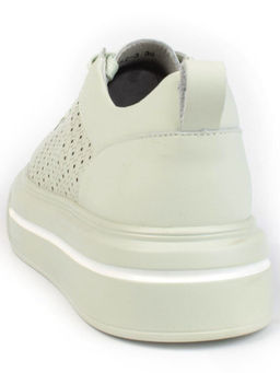 05-DXT52-3 LT. GREEN Кроссовки женские (натуральная кожа)