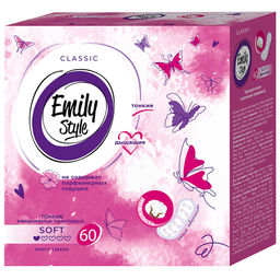 EMILY STYLE прокладки ежедн. CLASSIС (60шт)