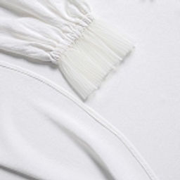 Блуза с рюшами, Мелодия сердца (белая) - Charutti фото 18