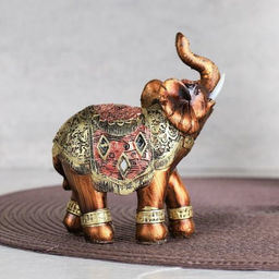 Цена за 2 шт. Статуэтка Слон 10х5х12см / 7121 /уп 2/96/ - Галеонтрейд фото 5